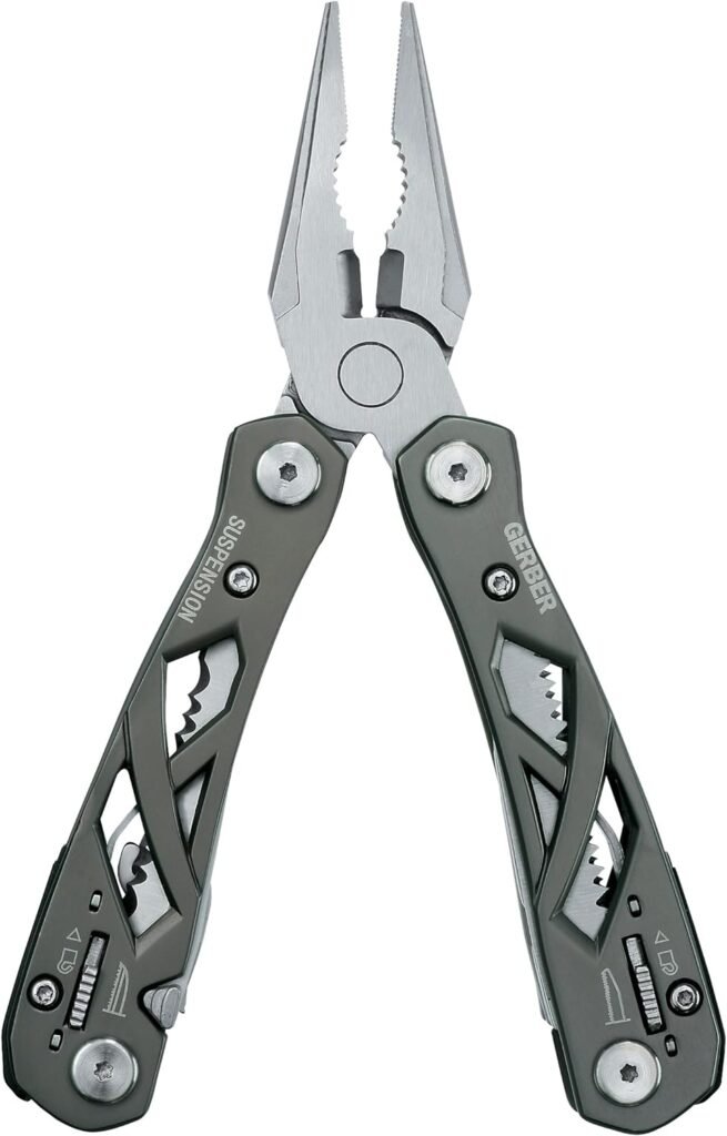 Gerber Gear Suspension-NXT 15-in-1 Multi-Tool Pocket Knife Set - EDC Gear and Equipment Multi-Tool with Pocket Clip - Stainless Steel