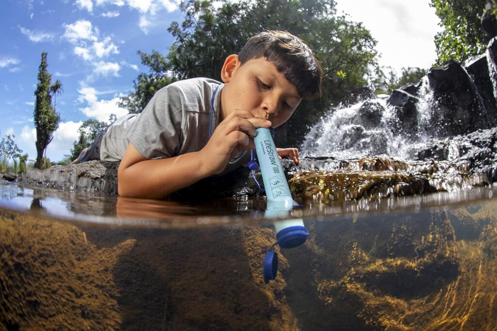 LifeStraw Personal Water Filter for Hiking, Camping, Travel, and Emergency Preparedness