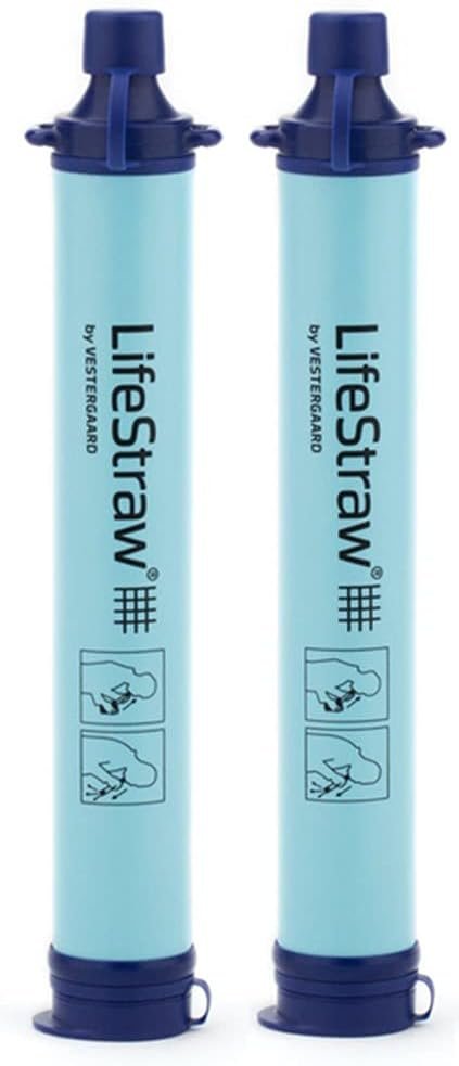 LifeStraw Personal Water Filter for Hiking, Camping, Travel, and Emergency Preparedness